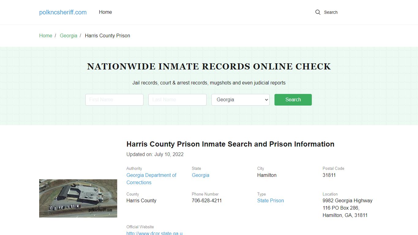 Harris County Prison Inmate Search, Visitation, Phone no. & Mailing ...